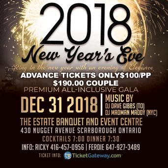 R&F Ent \ New Year's Eve 2018